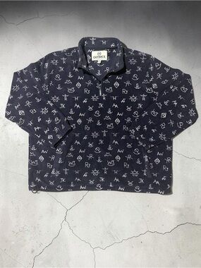 Western Pattern 3/4 Zip Fleece - Outback Trading Co. - 3XL